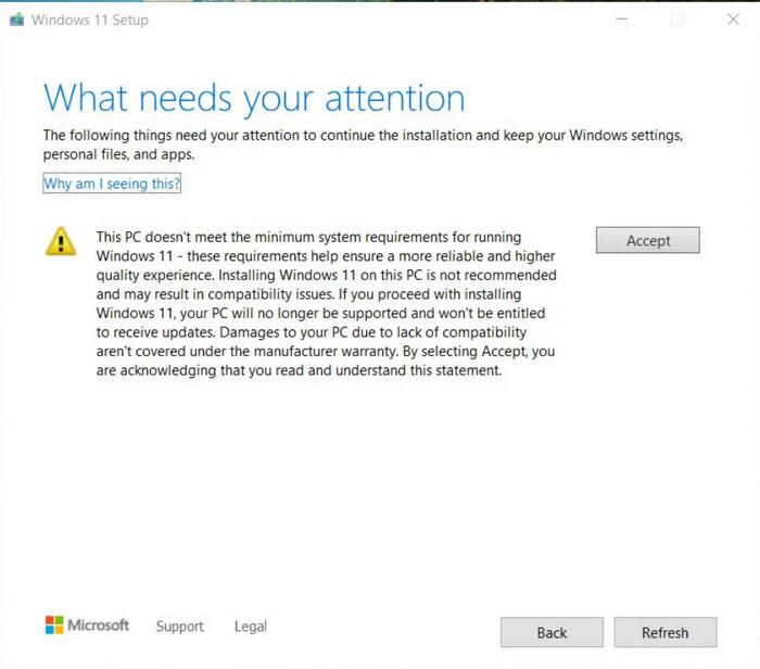 el instalador de Windows 11 